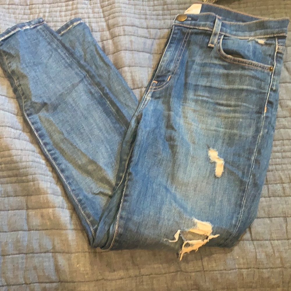 Current/Elliott Distressed Jeans